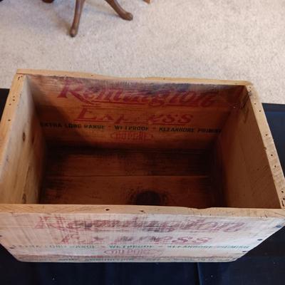 REMINGTON EXPRESS WOODEN AMMO BOX