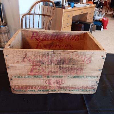 REMINGTON EXPRESS WOODEN AMMO BOX