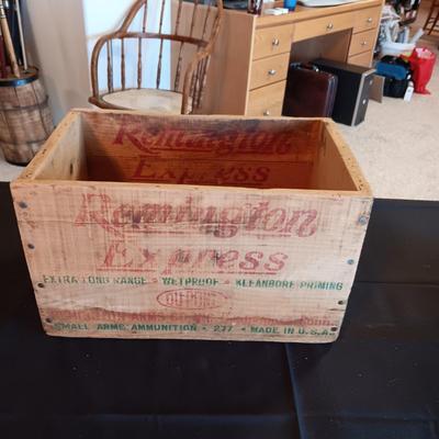 REMINGTON EXPRESS WOODEN AMMO BOX