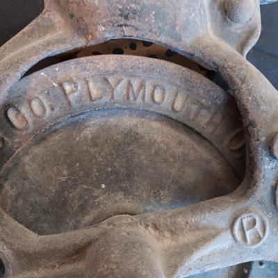 "NEVER FAIL" CORN SHELLER BY ROOT-HEATH