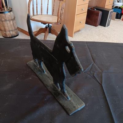 CAST IRON SCOTTY DOG DOORSTOP
