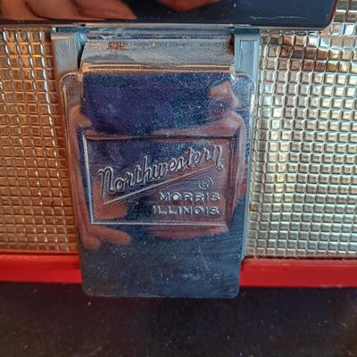 WORKING NORTHWESTERN COIN OPERATED GUMBALL MACHINE