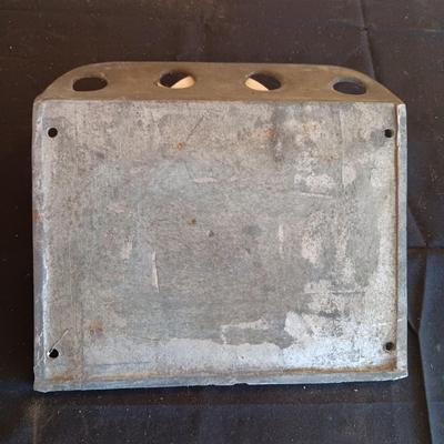 VINTAGE CHEVROLET CAR PART AND AN AUTO SPOT LIGHT