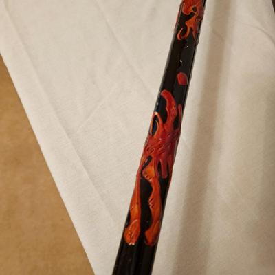 Black Lacquer Walking Stick & More (BD-JS)