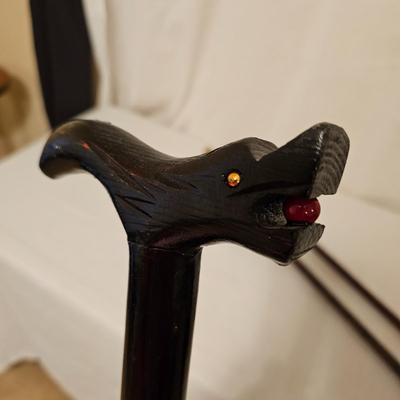 Black Lacquer Walking Stick & More (BD-JS)