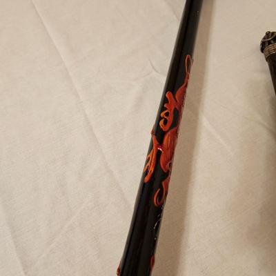 Black Lacquer Walking Stick & More (BD-JS)