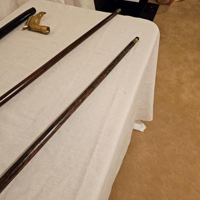 Black Lacquer Walking Stick & More (BD-JS)