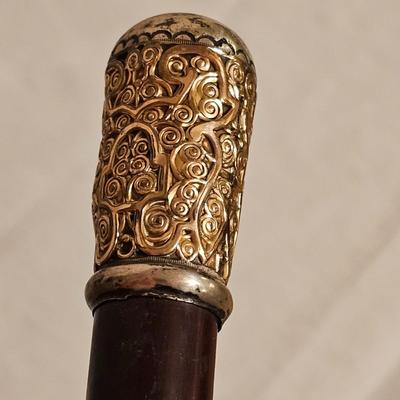 Black Lacquer Walking Stick & More (BD-JS)