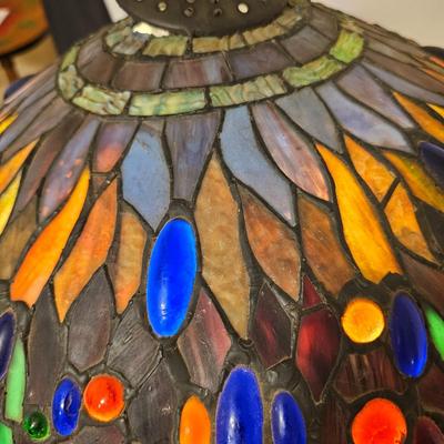Dragonfly Themed Stained Glass Table Lamp (BD-JS)