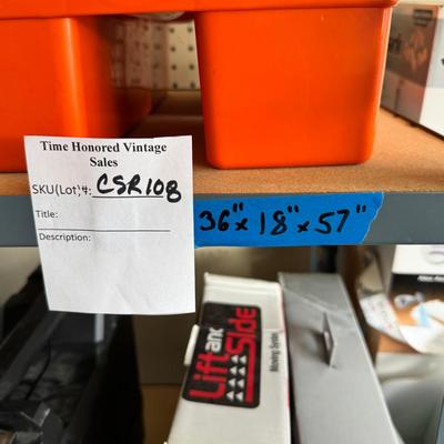 Metal Shelving rack only