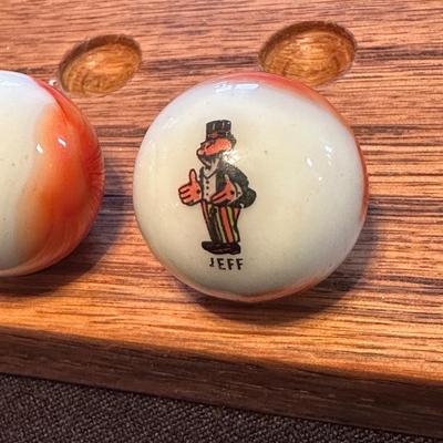 MUTT AND JEFF COLLECTIBLE MARBLES
