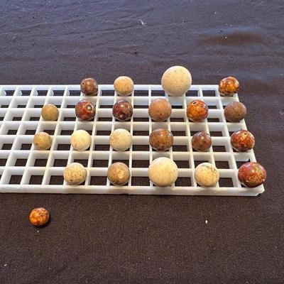 COLLECTIBLE MARBLES (6)