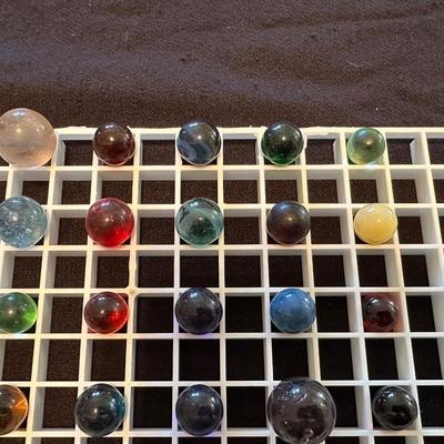COLLECTIBLE MARBLES (9)