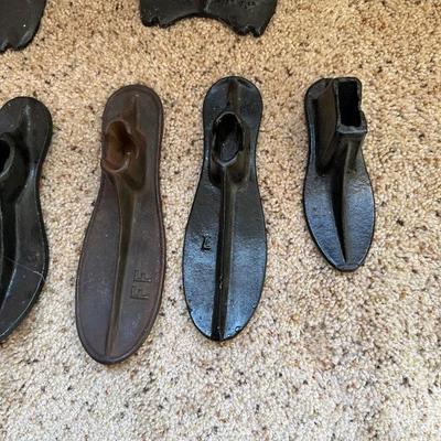 VINTAGE CAST IRON COBBLERS SHOE ANVILS
