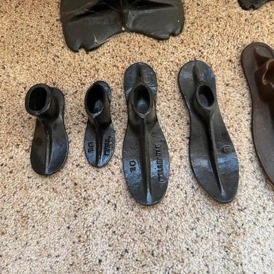 VINTAGE CAST IRON COBBLERS SHOE ANVILS