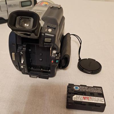 Pair of Sony Digital 8 Handycam Video Cameras & More (BD-JS)