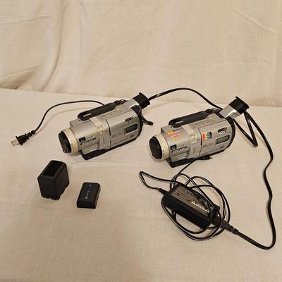 Pair of Sony Digital 8 Handycam Video Cameras & More (BD-JS)