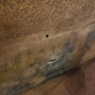 Lane Faux Leather Brown Loveseat (BD-JS)