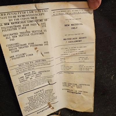 Lane Faux Leather Brown Loveseat (BD-JS)