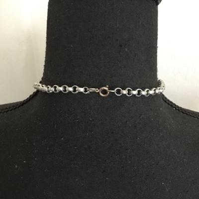 Vintage, pewter, retro, owl statement, necklace