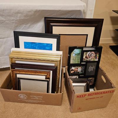 Assortment of Miscellaneous Wood & Metal Frames (BD-JS)
