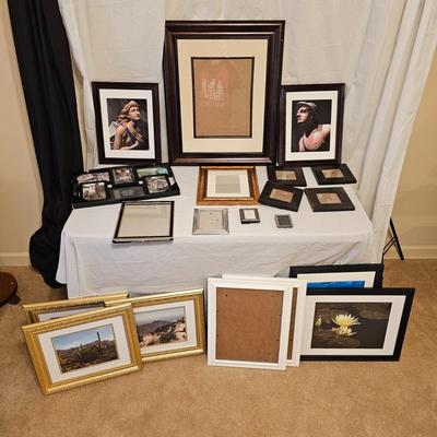 Assortment of Miscellaneous Wood & Metal Frames (BD-JS)