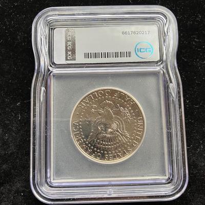 1993-P Kennedy Half Dollar ICG MS68 - Superb Gem with CEO Signature Label - Rare High Grade!