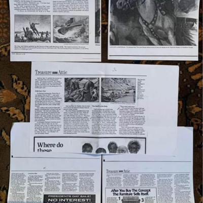 Charles Steinbacher Estate Lithograph Set — Lone Ranger + Horrors of War