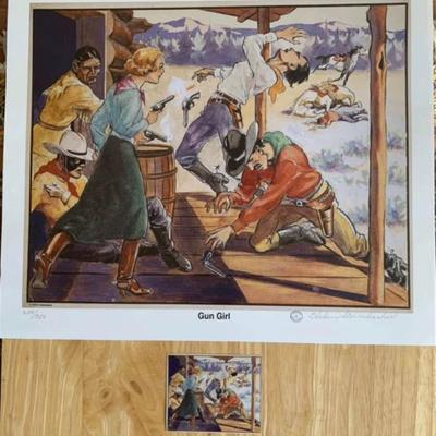 Charles Steinbacher Estate Lithograph Set — Lone Ranger + Horrors of War
