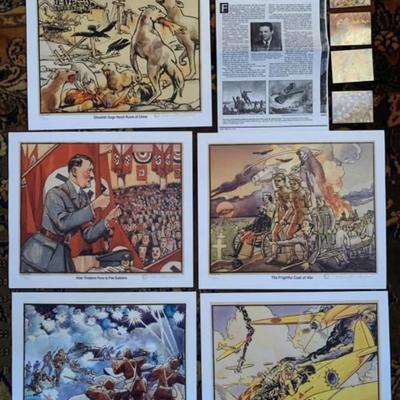 Charles Steinbacher Estate Lithograph Set — Lone Ranger + Horrors of War