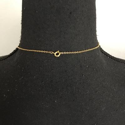 Victorian, cameo style, necklace, rose print, pendant, gold tone