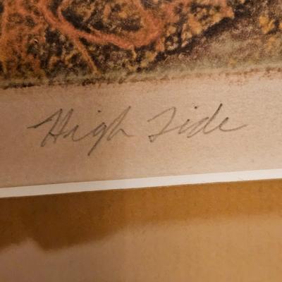 'High Tide' Pencil Signed Art by Deborah J. Hoyt (BD-JS)