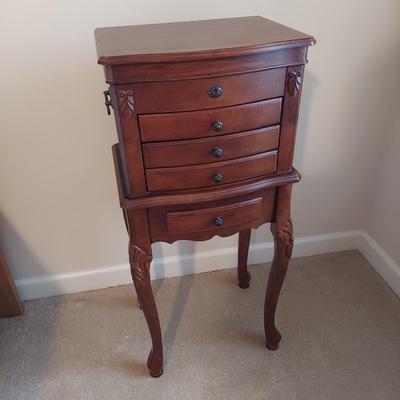 Small Wooden Jewelry Armoire (PB-BBL)
