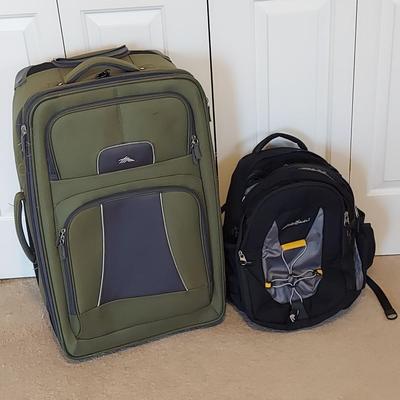 High Sierra Suitcase w/ Eddie Bauer Backpack (PB-BBL)