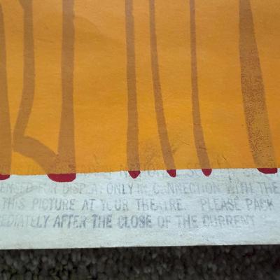 Original Heavy Duty LARGE Movie Poster with Roy Rogers c1950's