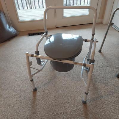 Two Portable Bedside Commodes (PB-BBL)