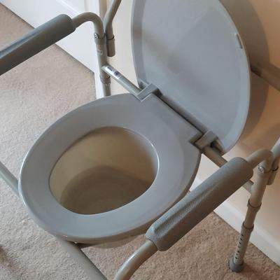 Two Portable Bedside Commodes (PB-BBL)