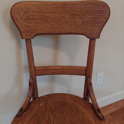 Two Early American Dining Chairs (O-BBL)