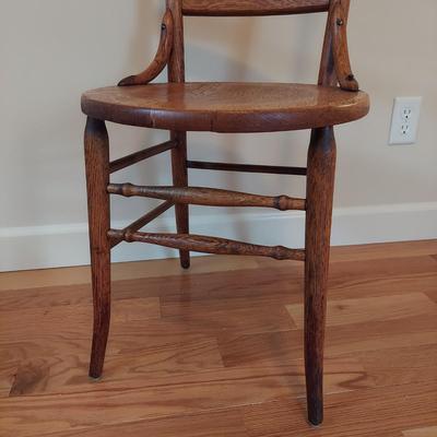 Two Early American Dining Chairs (O-BBL)