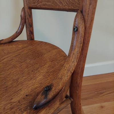 Two Early American Dining Chairs (O-BBL)