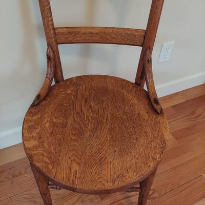 Two Early American Dining Chairs (O-BBL)