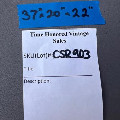 50 Gallon Medium Deck Box - Light Gray resin box.#3