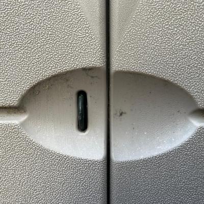 large Veritcal Rubbermaid resin storage shed contents not included