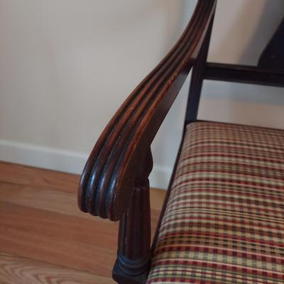 Antique Armchair w/ Upholstered Seat (O-BBL)