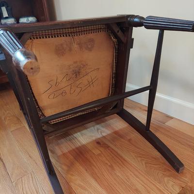 Antique Armchair w/ Upholstered Seat (O-BBL)