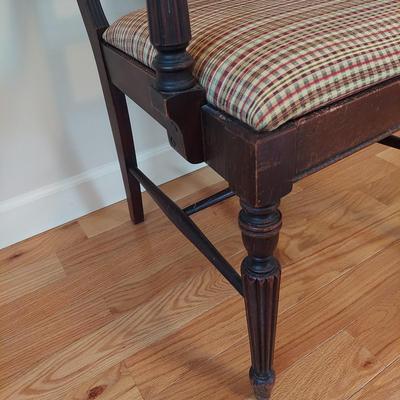 Antique Armchair w/ Upholstered Seat (O-BBL)