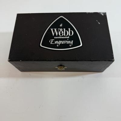 Sale Photo Thumbnail #439: vintage Thomas Webb or Webb Continental Rolls-Royce owner's club commemorative whiskey glasses (rocks glasses. They feature etched or engraved illustrations of vintage Rolls-Royce cars and come in a presentation box with an orange satin lining.