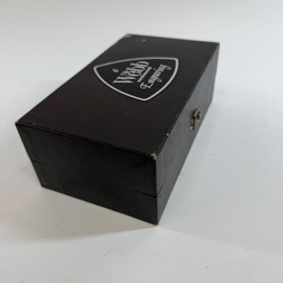 Sale Photo Thumbnail #438: vintage Thomas Webb or Webb Continental Rolls-Royce owner's club commemorative whiskey glasses (rocks glasses. They feature etched or engraved illustrations of vintage Rolls-Royce cars and come in a presentation box with an orange satin lining.