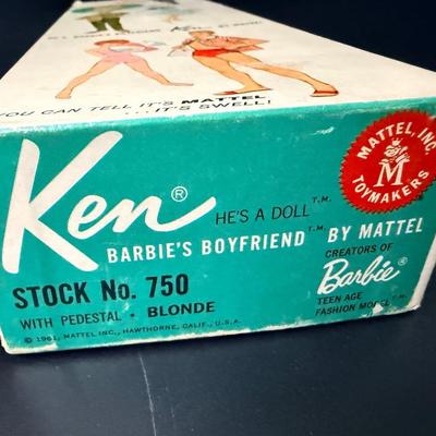 Vintage 1962 Ken Doll in Box