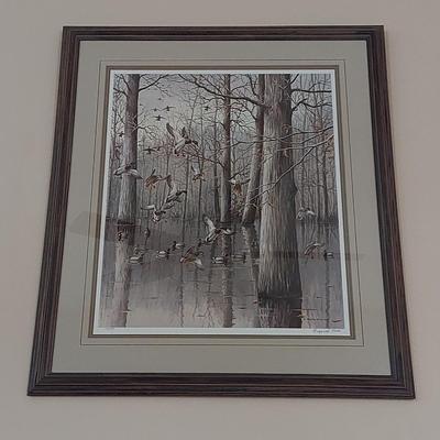 Signed/Numbered Print “Oak Timber - Mallards” by Maynard Reese (O-BBL)